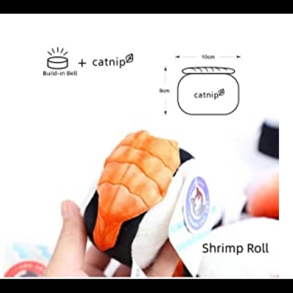 Restocked Large catnip “sushi” rolls - Picture 4 of 6